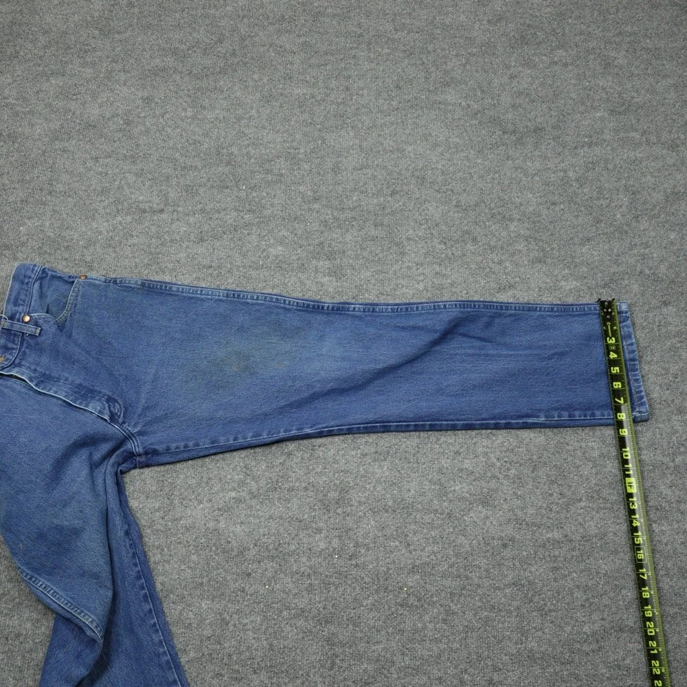 Wrangler 13MWZ Jeans Mens 36x32 Blue Cowboy Cut Original Fit Straight Leg Denim